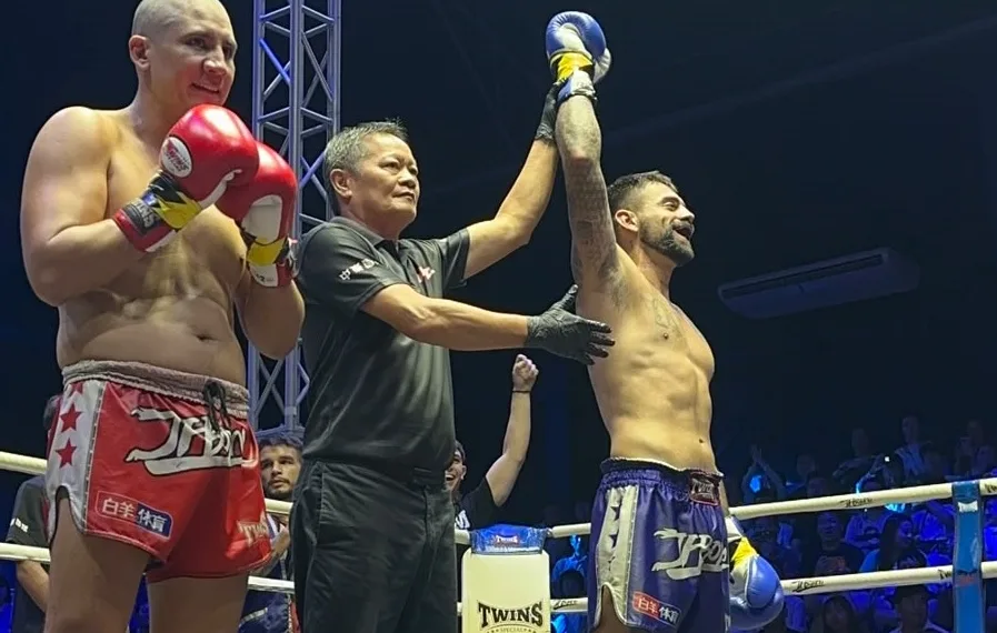 Matías «El Nene» Caggiano ganó por nocaut en su estreno profesional