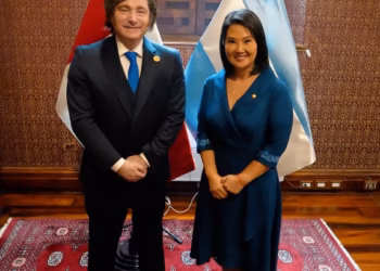 Javier Milei se reunió en Lima con Fujimori en la antesala de la asunción presidencial