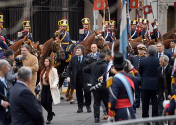 Javier Milei participó del Tedeum patrio escoltado por su nuevo Gabinete