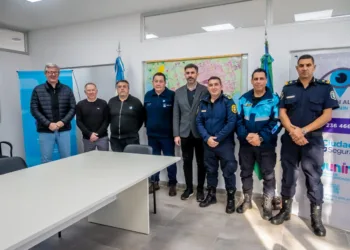 Fiorini recibió a las nuevas autoridades policiales