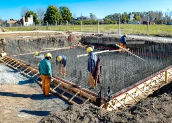 Provincia reactivó las obras de la Planta Depuradora de Líquidos Cloacales en Vedia