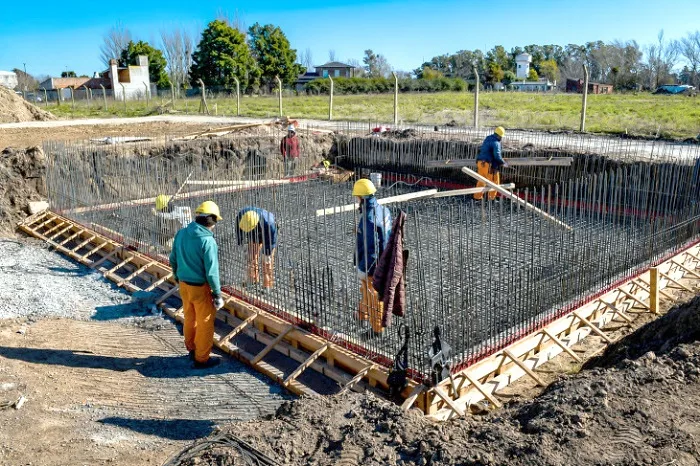 Provincia reactivó las obras de la Planta Depuradora de Líquidos Cloacales en Vedia