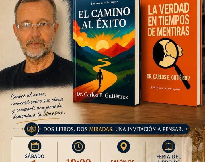 Carlos Gutiérrez presentará “La verdad en  tiempos de mentiras” en la Feria del Libro