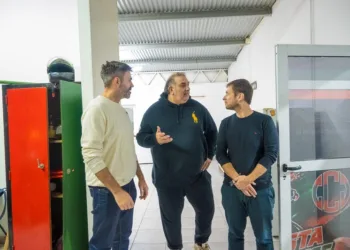 Fiorini visitó al Club Ciclista Juninense