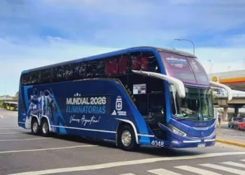 Llega hoy a Junín el ómnibus oficial de la Selección Argentina