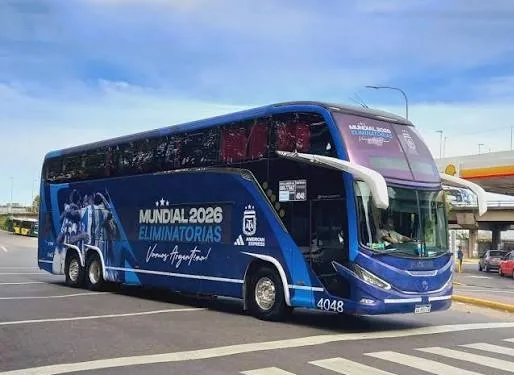 Llega hoy a Junín el ómnibus oficial de la Selección Argentina