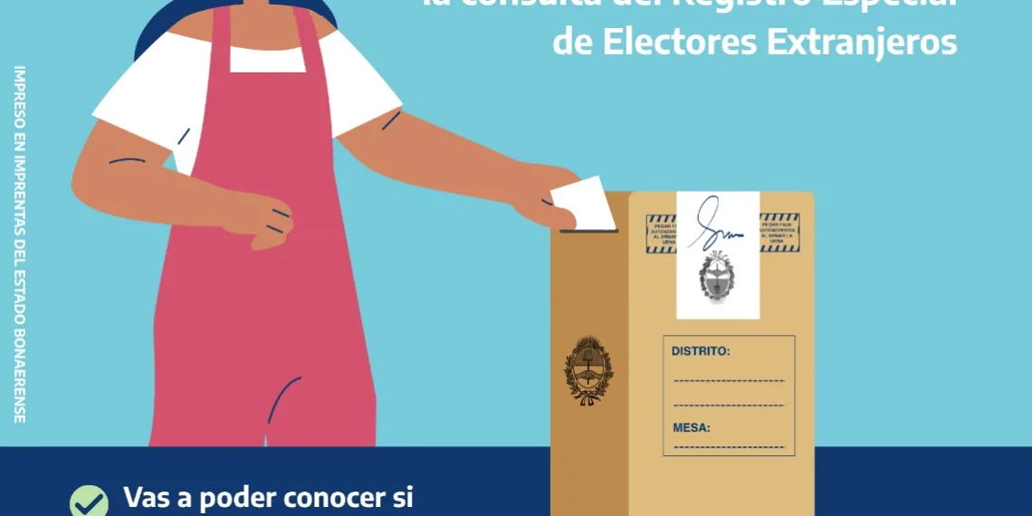 Se encuentra abierta la Consulta del Registro Especial de Electores Extranjeros
