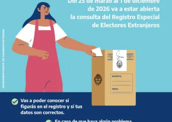 Se encuentra abierta la Consulta del Registro Especial de Electores Extranjeros