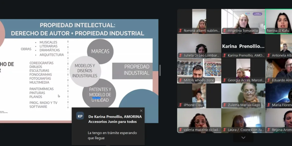 Capacitación sobre propiedad intelectual para 130 emprendedores