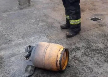 Explosión de una garrafa por fuga de gas