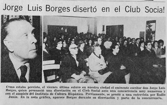 Hablarán sobre «La Muralla de Adriano Criolla: Junín en el universo de Borges»