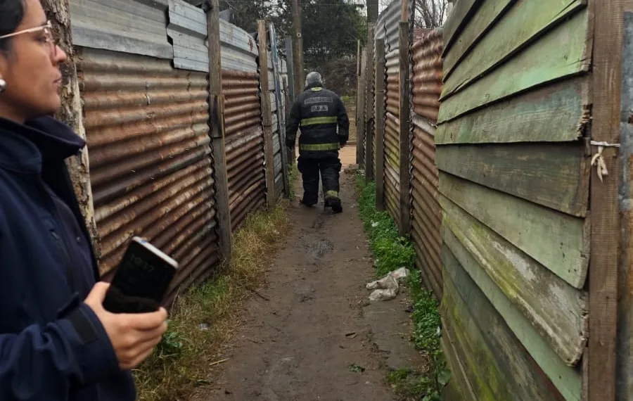 Incendio en una vivienda de Junín