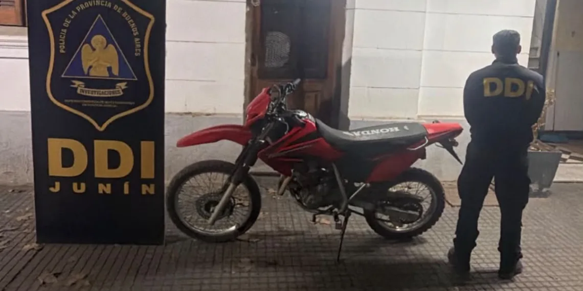 Un aprehendido por encubrimiento y una moto secuestrada