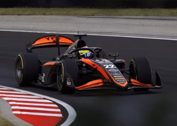 Nicolás Varrone remontó desde el P20 y terminó en P12 en el GP de Hungría de Fórmula 2