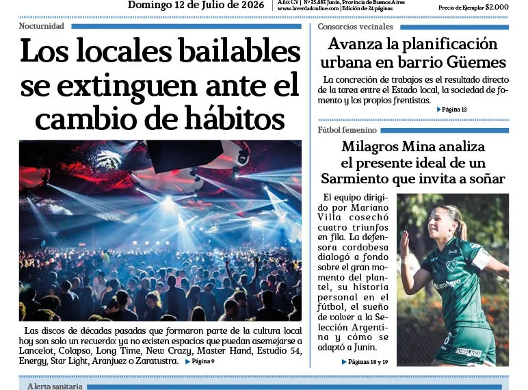 Domingo12 de julio de 2026