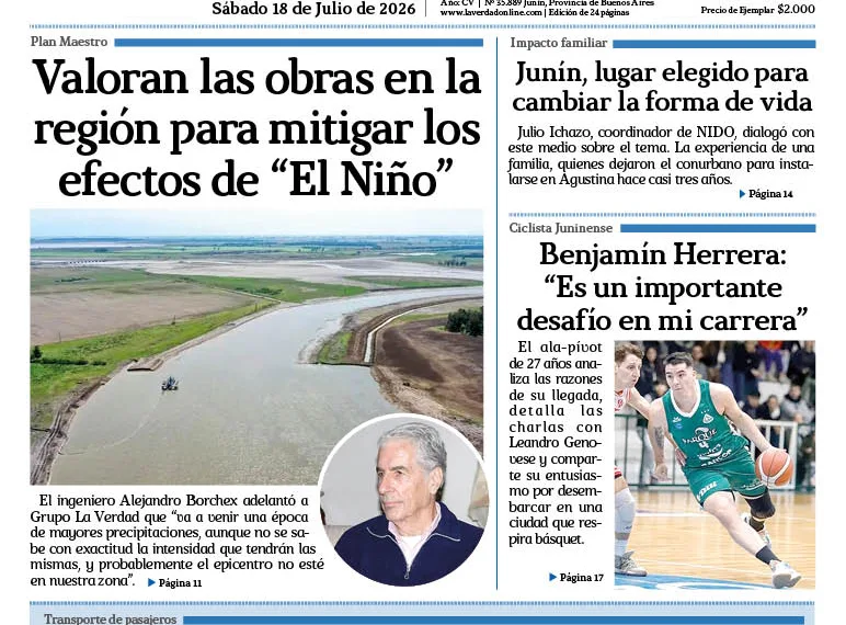 Sábado 17 de julio de 2026