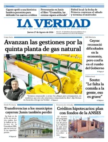 Jueves 27 de agosto de 2026