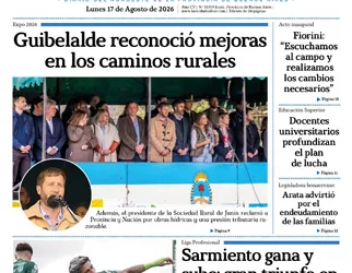 Lunes 17 de agosto de 2026