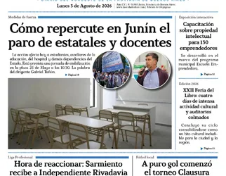 Martes 3 de agosto de 2026