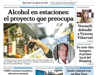Miércoles 5 de agosto de 2026