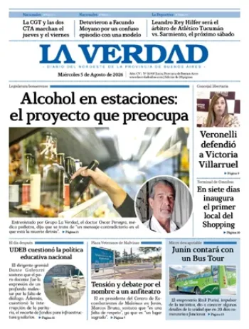 Miércoles 5 de agosto de 2026