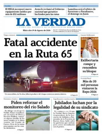 Miércoles 19 de agosto de 2026