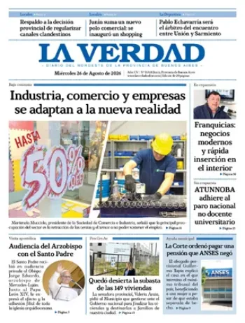 Miércoles 26 de agosto de 2026