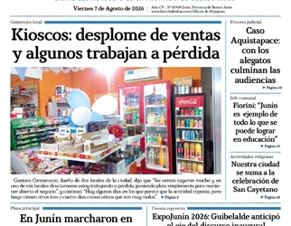 Viernes 7 de agosto de 2026
