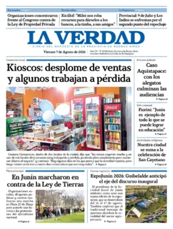 Viernes 7 de agosto de 2026