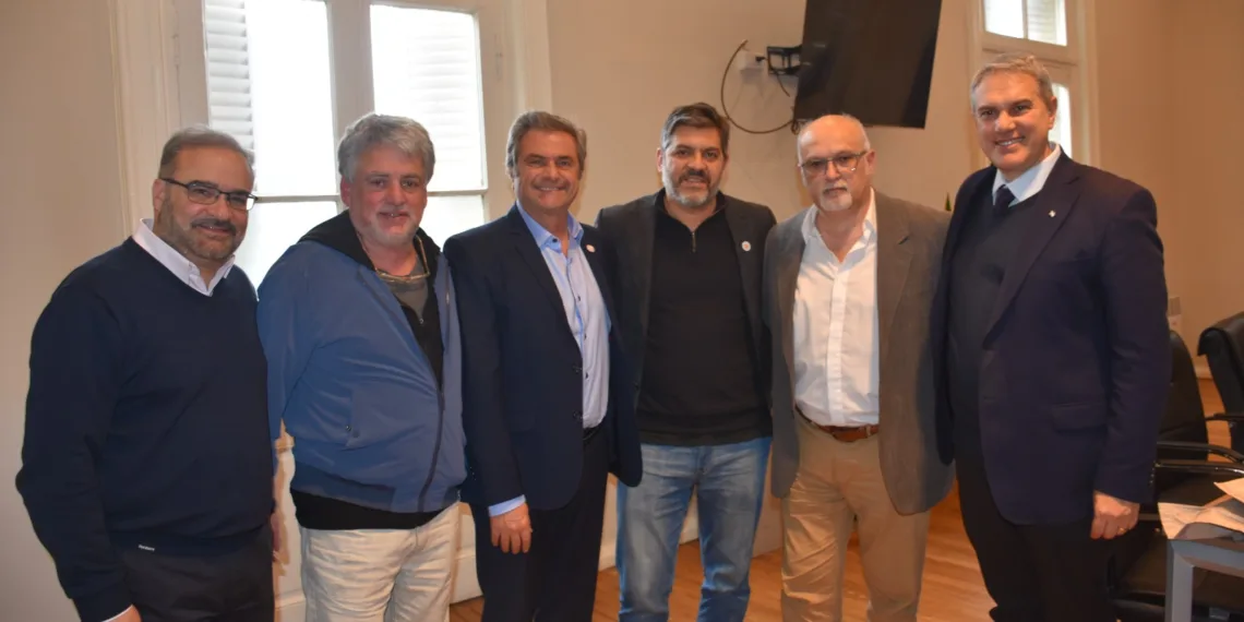 El Colegio de Martilleros participó de una reunión con Carlos Bianco en Chacabuco