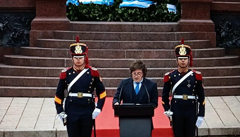 Milei encabezó el acto en homenaje a San Martín: «Los enemigos de la libertad existen y no descansan».
