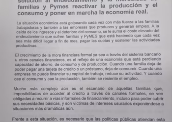 Qué dice el documento que la CGT entregó en el Ministerio de Economía