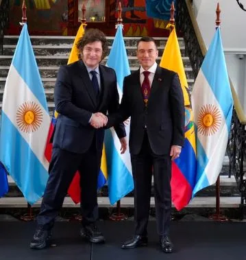 Javier Milei se reunió con el presidente Daniel Noboa en Ecuador y firmaron acuerdos comerciales