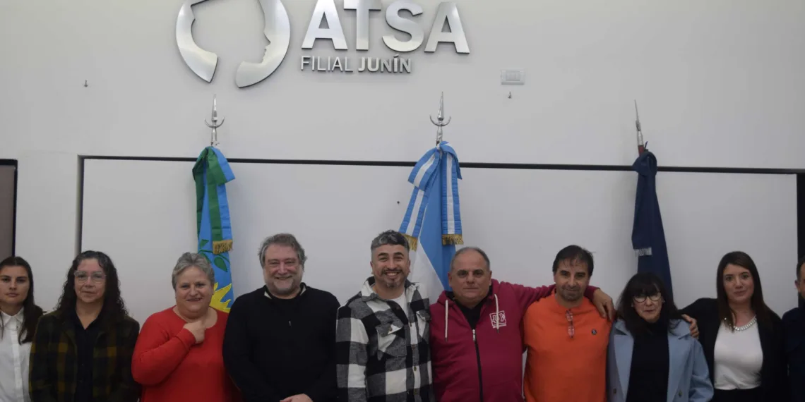 En ATSA Junín asumieron la nueva conducción encabezada por Héctor Azil