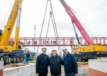 El bloque PRO–Coalición Cívica celebró el avance en la obra del viaducto