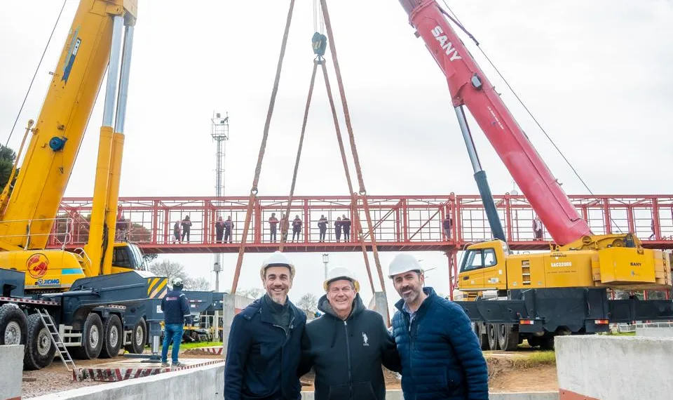 El bloque PRO–Coalición Cívica celebró el avance en la obra del viaducto