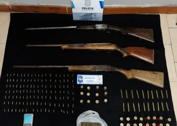 Detuvieron a dos sexagenarios por tenencia de armas y comercio de drogas