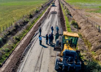 Fiorini destacó el trabajo en los caminos rurales