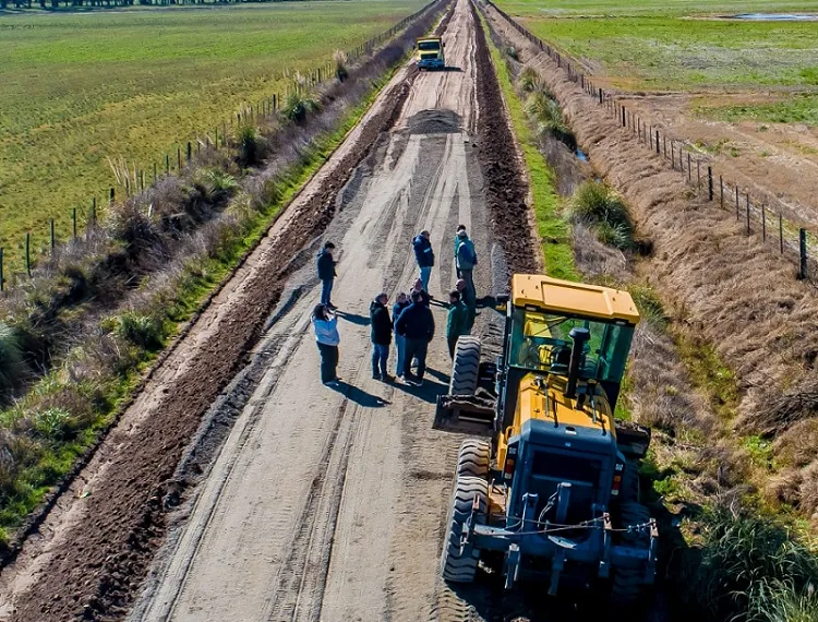 Fiorini destacó el trabajo en los caminos rurales