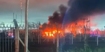 Apagón en La Plata: el incendio de una central eléctrica dejó miles de vecinos sin luz