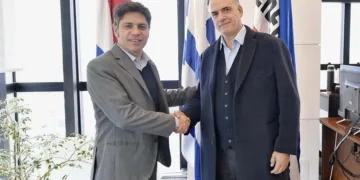 Kicillof se reunió con el presidente Yamandú Orsi en Montevideo