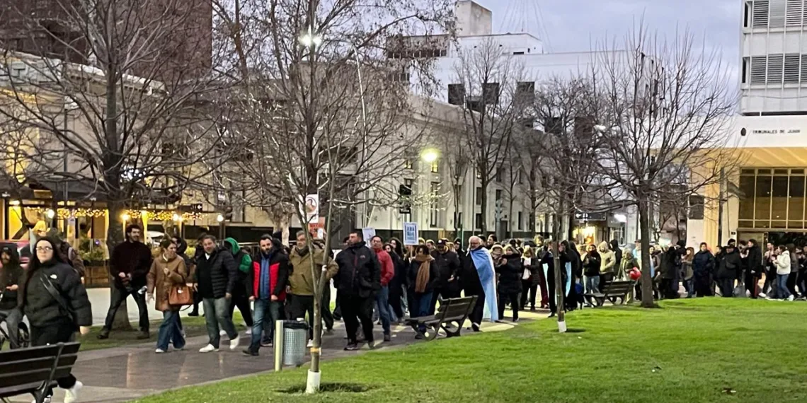 En Junín marcharon en contra de la Ley de Tierras