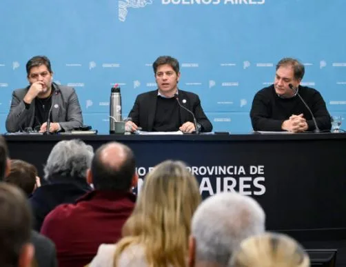 Kicillof presentó el plan provincial de políticas de prevención y mitigación del fenómeno del Súper Niño