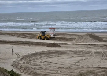 Preocupación en Pinamar por un circuito de motocross en la playa