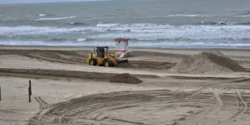 Preocupación en Pinamar por un circuito de motocross en la playa