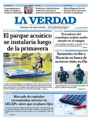 Domingo 16 de agosto de 2026