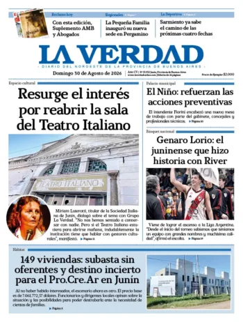 Domingo 30 de agosto de 2026