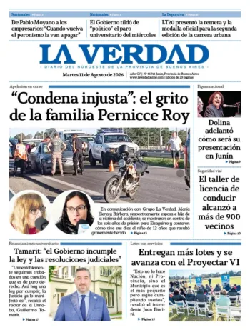 Martes 11 de agosto de 2026