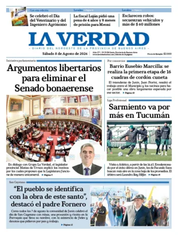 Sábado 8 de agosto de 2026