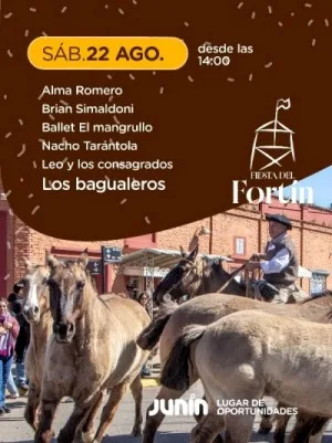Gran expectativa en Tiburcio por la Fiesta del Fortín 2026